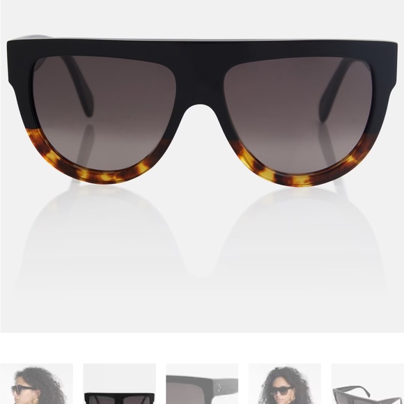 Celine Aviator Acetate Sunglasses - Picture 8 of 11